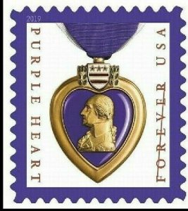 5419 Purple Heart Medal 2019 US Single Postage Stamp Mint/NH (Free Shipping)