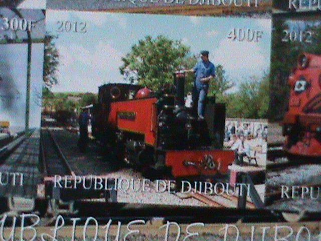​DJIBOUTI-2012-CLASSIC & MODEN TRAINS IMPERF-MNH S/S-VF WE SHIP TO WORLDWIDE