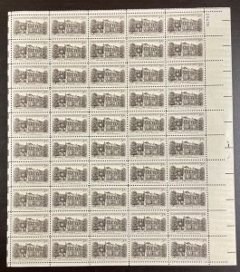 1081   Wheatland, Home of James Buchanan MNH 3 c sheet of 50  1956