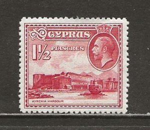 Cyprus Scott catalog # 129 Unused HR See Desc