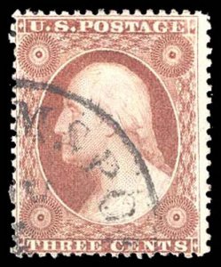 U.S. 1851-57 ISSUE 25  Used (ID # 91077)