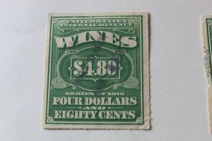 US WINE REVENUE RE82 USED