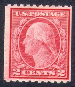 488 2c Washington Mint Coil Pair VF