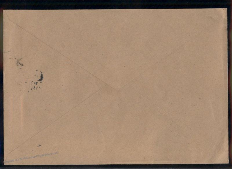 3rd Reich Germany 1942 Kriegsmarine Navy Ship Destroyer Z29 Feldpost Cover 87806