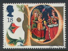 Great Britain  SG 1582 SC# 1416 Used / FU with First Day Cancel - Christmas 1991