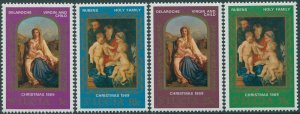 St Lucia 1969 SG272-275 Christmas set MNH