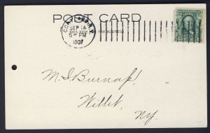 POSTAL HISTORY USA - CORTLAND N.Y. 1907 - STEEPLE RACE