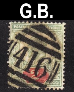 Great Britain Scott 113 VF used. Nice SON numeral 416 cancel.  FREE...