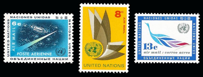United Nations NY 1963 Sc C8-10 MLH