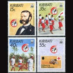 KIRIBATI 1988 - Scott# 500-3 Intl.Red Cross Set of 4 NH