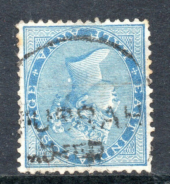 India Used in Basra: 1873 QVI India ½a. cancelled BUSRAH