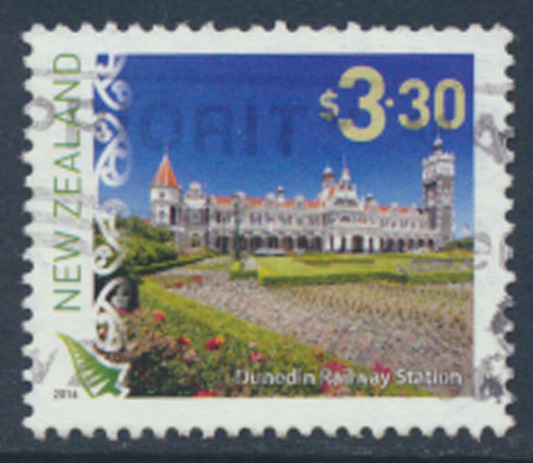 New Zealand   SC# 2648 Dunedin Railway Station  Used see detail and scan