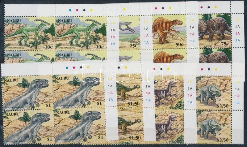 Nauru stamp Dinosuars set corner blocks of 4 2006 MNH Mi 638-645 WS186990