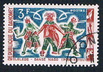 Dahomey 186 Used Nago Dance (BP08628)