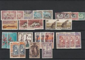 French Colonies Somalia Stamps Ref 28935