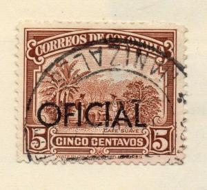 Colombia 1941 Early Issue Fine Used 5c. Optd 172892