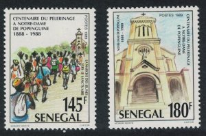 Senegal Pilgrimage to Our Lady of Popenguine 2v 1989 MNH SG#1022-1023