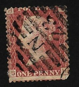 Great Britain 1864 - U - Plate #133 - Scott #33B