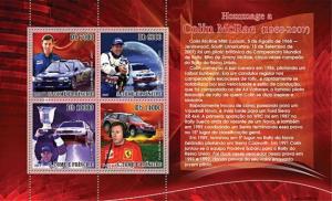 SAO TOME E PRINCIPE 2007 SHEET RACING CARS COLLIN McRAE PILOTS SPORTS st7305a