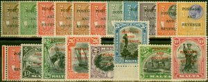 Malta 1928 Set of 19 SG174-192 Fine LMM