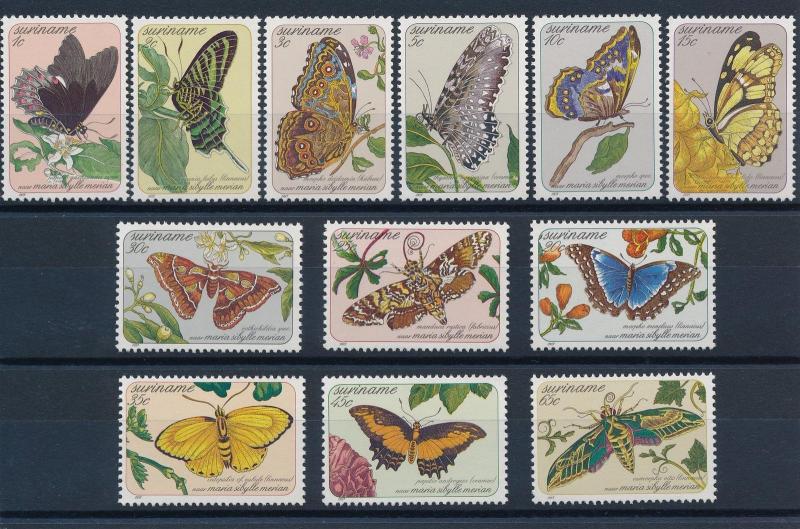 [SU356] Suriname Surinam 1983 Butterflies MNH