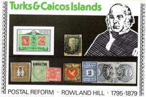 Turks and Caicos 1979 Sc#396a Stamp on Stamp/Rowland Hill SS MNH VF