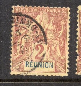 Reunion 1892 Early Issue Fine Used 2c. NW-230782