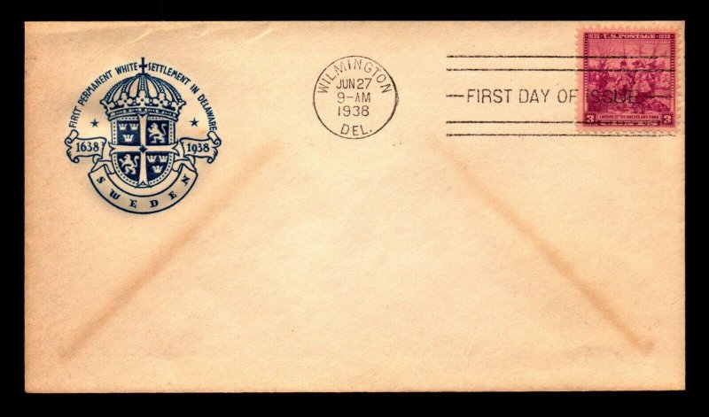 US SC# 836 FDC / Farnam Cachet - L6978