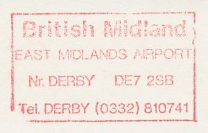 Meter cut GB / UK 1982 British Midland - East Midland Airport