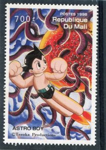 Mali 1998 ASTRO BOY Osamu Tezuka's MANGA Stamp Perforated Mint (NH)
