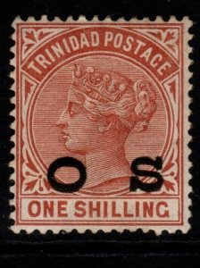 TRINIDAD SGO6 1894 1/- ORANGE-BROWN MTD MINT