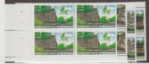 Micronesia Scott #45-C16-C17-C18 Stamps - Mint NH Set of Plate Blocks