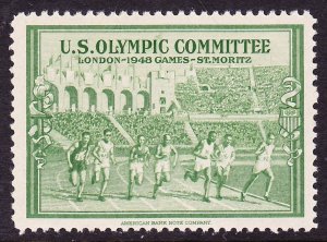 US Olympic Committee, London - 1948 Games - St. Moritz Cinderella