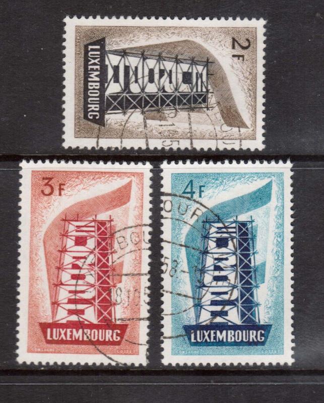 Luxembourg #318 - #320 VF Used Set