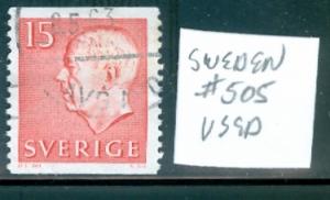 Sweden #505 used 