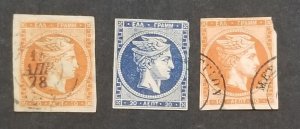 GREECE Vintage Stamp Lot Used Collection T5168