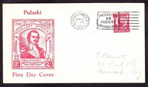US 690 on Roessler First Day Cover (001)