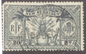 New Hebrides- British, Sc #43, Used