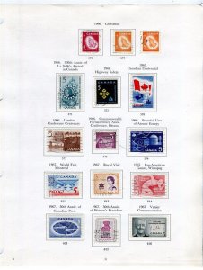 CANADA; 1966-67 early QEII Pictorial issues fine USED LOT