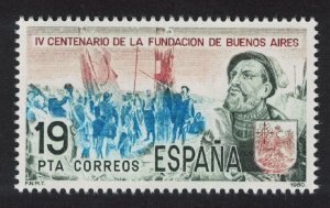 Spain 400th Anniversary of Buenos Aires 1980 MNH SG#2626