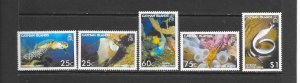 FISH - CAYMAN ISLANDS #962-6  MNH