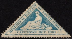 1910 South Africa Poster Stamp Historic Pageant of South Africa Cape Town