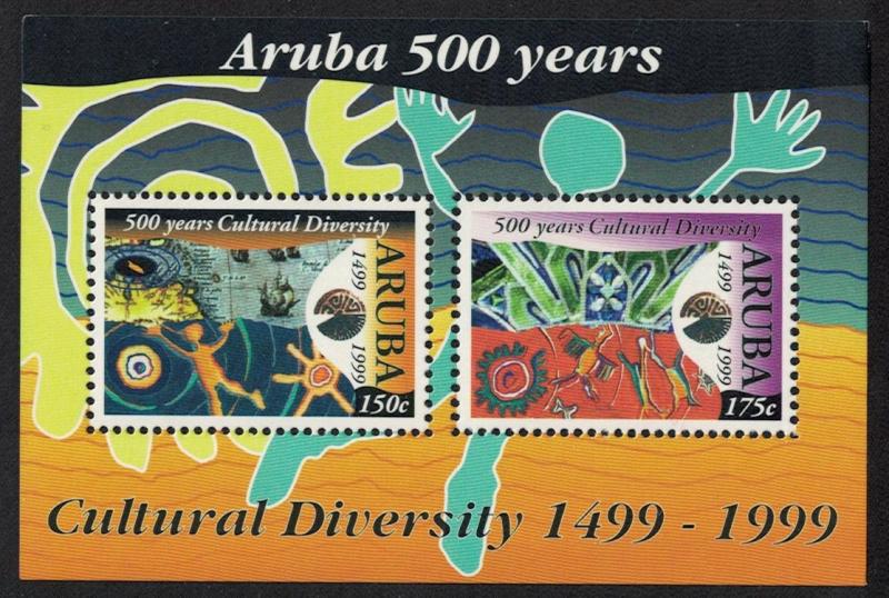 Aruba Columbus 500 Years of Cultural Diversity MS SG#MS246