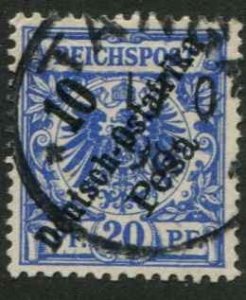 German East Africa SC# 9 o/p  10 PESA on Germany 20 Used