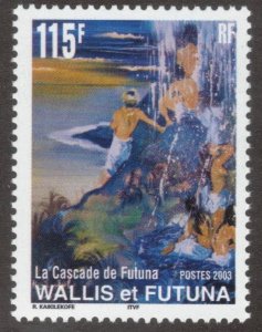 WALLIS & FUTUNA 2003 Futuna Waterfalls; Scott 574; MNH
