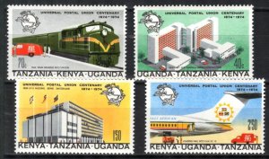 British East Africa 1974 100 Years of UPU Universal Postal Union set of 4 MNH