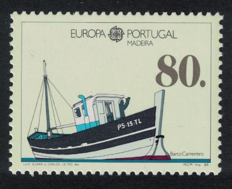 Madeira Mail Boat Europa CEPT Transport and Communications 1988 MNH SG#238