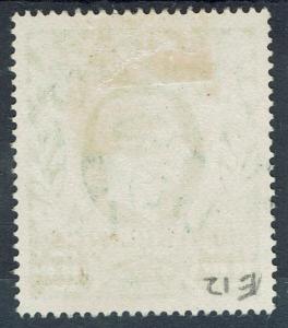 BRITISH OCCUPATION ITALIAN COLONIES 1950 BA ERITREA KGVI 10S ON 10/- USED 