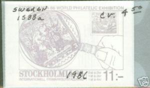 SWEDEN Stamp Booklet Scott 1588a CV$4.50