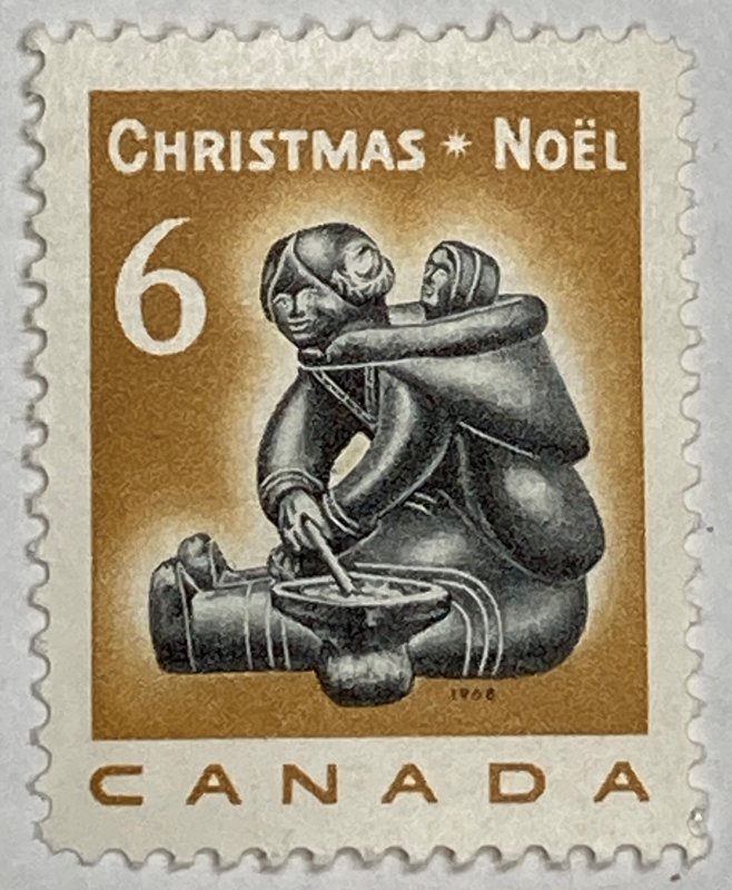 CANADA 1968 #489 Christmas (Soapstone Carving) - MNH